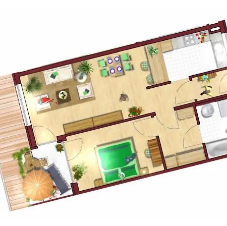 Appartement Exklusive Familienapartment Alpin *